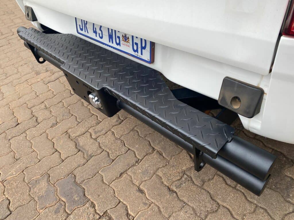 Toyota Hilux Rear Replacement Double Tube Tow Bar Bumper Steel 2016 to Current (Courier Not Included, Please request separate quote) - Image 7