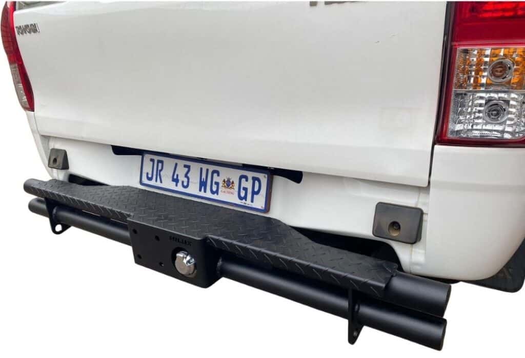 Toyota Hilux Rear Replacement Double Tube Tow Bar Bumper Steel 2016 to Current (Courier Not Included, Please request separate quote) - Image 8