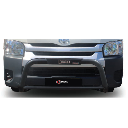 Toyota Quantum Hi-Ace nudge bar with PI cover black (2014 to current) — MAXE