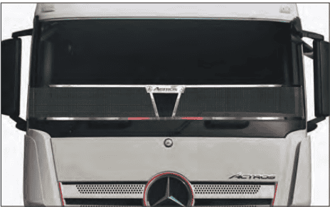 Mercedes Actros NP3 electro plated screenguard